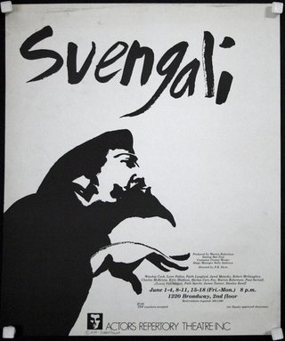 a poster with a man in a black hat