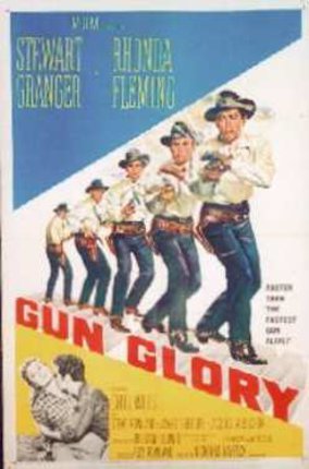 a movie poster of a man in cowboy attire