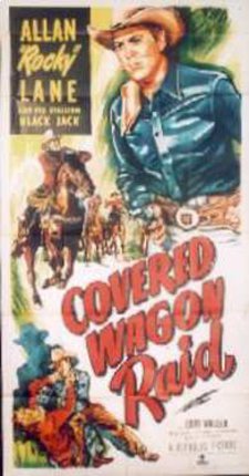 a movie poster with a cowboy and a horse
