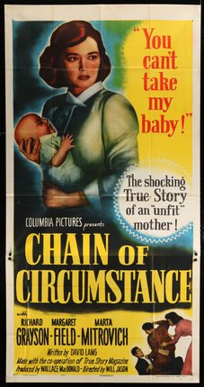 a movie poster of a man holding a baby