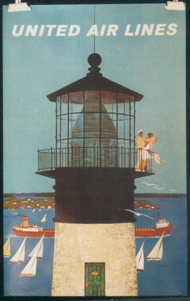 a lighthouse with people standing on top of it