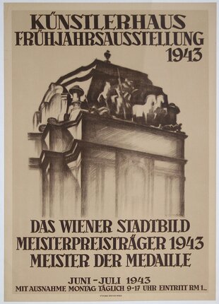 a poster with a picture of a monument