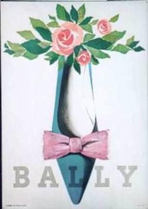a poster with flowers in a vase