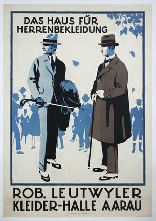 a poster of men in suits