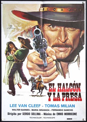 a movie poster with a man holding a gun