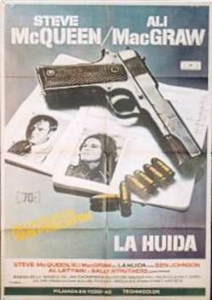 a poster with a gun and bullets