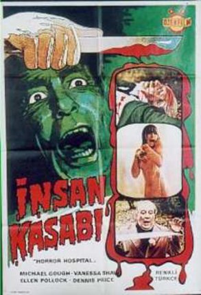 a movie poster with a green man