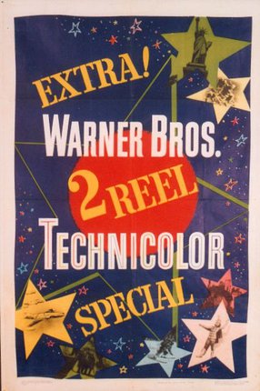 a poster with text and stars