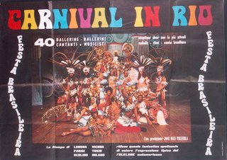 a poster of a carnival in rio