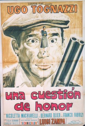 a poster of a man with a gun