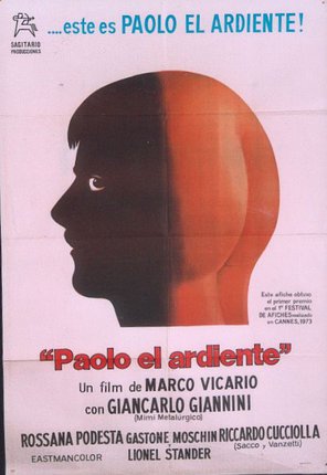 a poster of a man's head