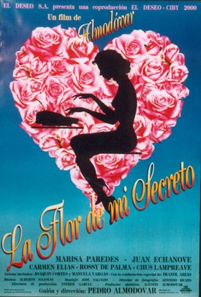 a poster with a silhouette of a woman typing on a typewriter