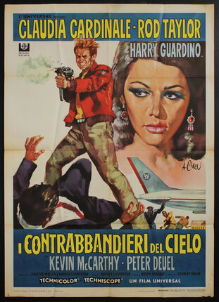 a movie poster with a man holding a gun