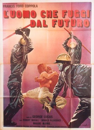 a poster of men fighting