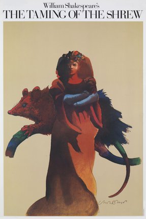 a woman holding a rat