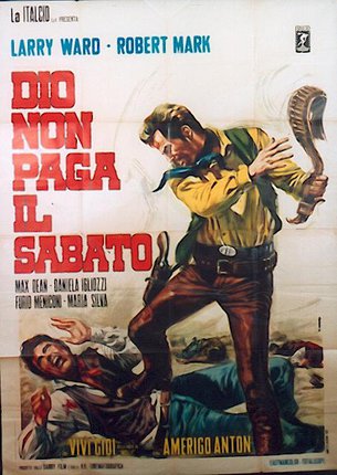 a poster of a man fighting a man