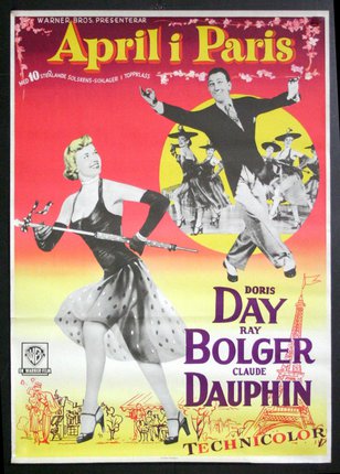 a movie poster of a man and woman dancing