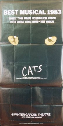 a poster of a cat