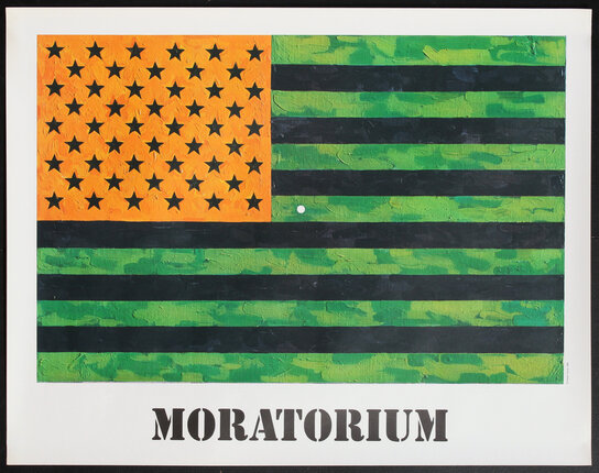 a flag with black and green stripes