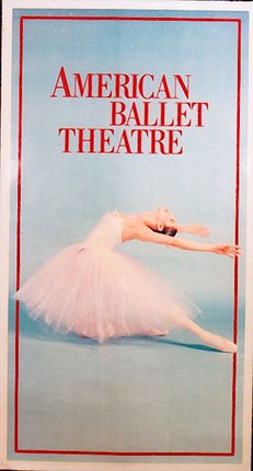 a poster with a woman in a tutu