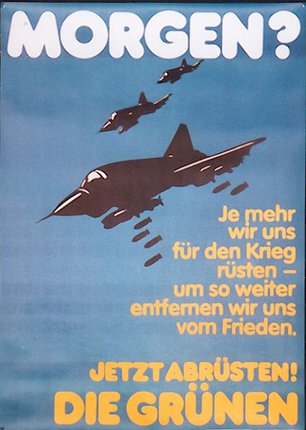 a poster with a few planes flying in the sky