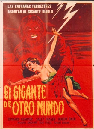 a movie poster with a woman falling off of her arm
