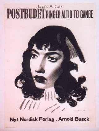 a poster of a woman with a black and white image