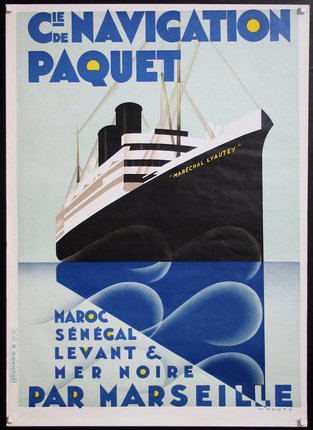 a poster of a ship