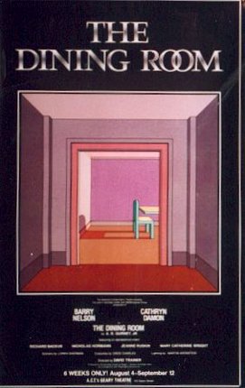 a poster of a room