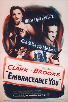 a movie poster with a woman and a man holding a sign