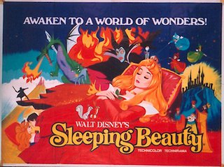 a poster of a sleeping beauty