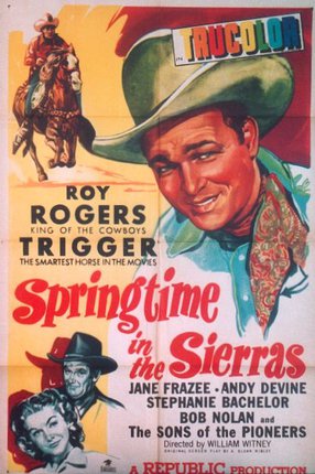 a movie poster with a man on a horse