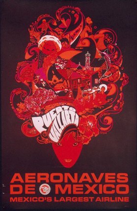 a poster with a woman's head