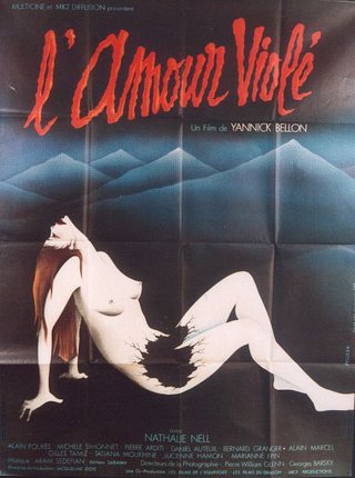 a poster of a woman lying down