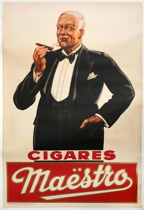 a man in a tuxedo smoking a cigar