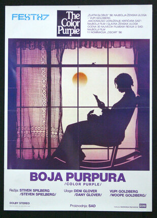 a poster of a woman reading a book
