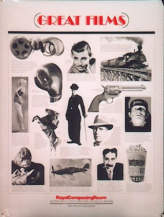 a poster with different images of people and objects
