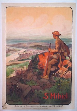 a poster of a soldier