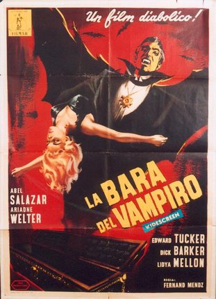 a poster of a vampire