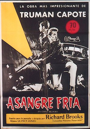 a movie poster with a couple of men holding a flashlight