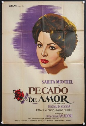 a poster of a woman with short hair