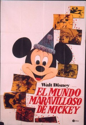 a poster of a cartoon mouse