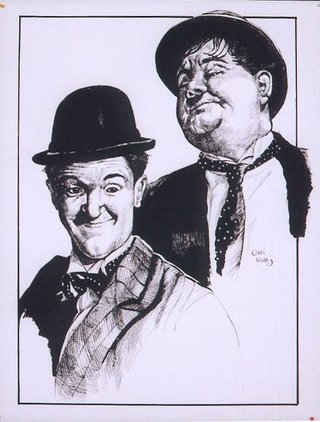 a drawing of two men