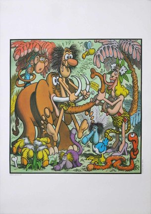 a poster of a cartoon