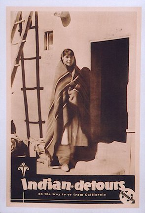 a woman standing in front of a door