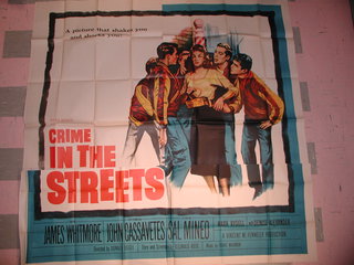 a poster of a crime in the streets