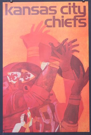 a poster of a football team