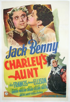 a movie poster with a woman kissing a man