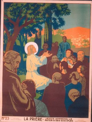 a poster of a woman in a white robe
