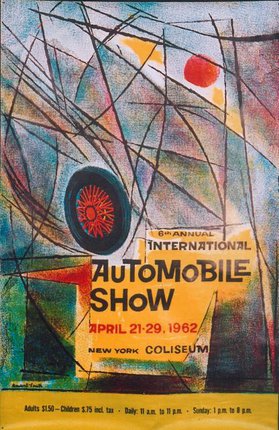 an advertisement for an automobile show